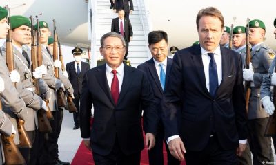 Li Qiang, primer ministro de China de visita en Berlín. Foto: DW.