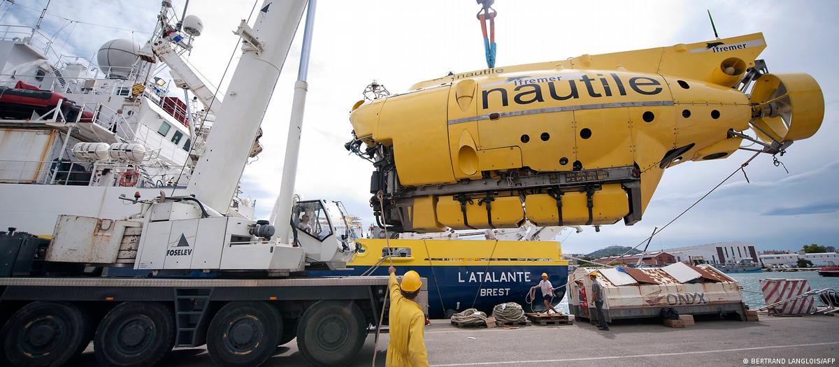 "Nautile" un robot submarino del Instituto francés de Exploración Ifremer. Foto: DW.