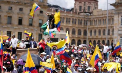 Protestas en Colombia. Foto: DW.