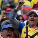 Protesta contra las reformas del gobierno de Colombia. Foto:DW.