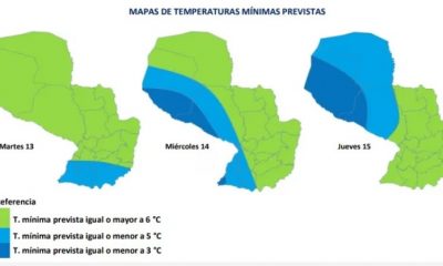 Meterología anuncia bajas temperaturas. Foto: Gentileza.