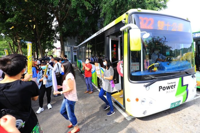 Buses eléctricos. Foto: Gentileza.