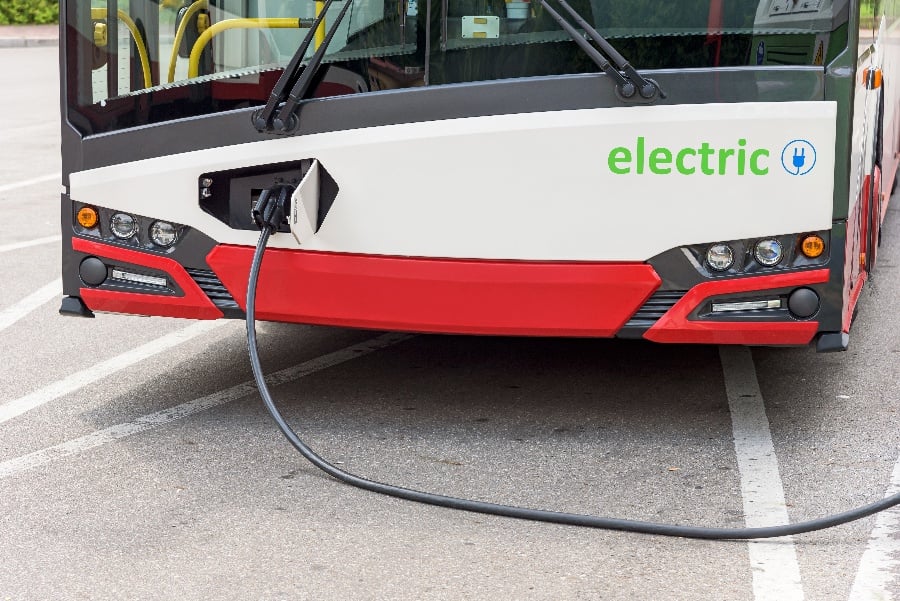 Bus eléctrico. Foto referencial.