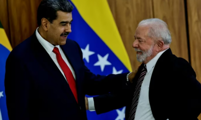 Nicolás Maduro, presidente de Venezuela y Lula da Silva, presidente del Brasil. Foto: Infobae.