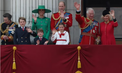 Carlos III presidió por primera vez como rey británico el “Trooping the colour”. Foto:Infobae.