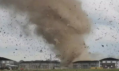 Tornado en Estados Unidos. Foto: Infobae.