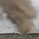 Tornado en Estados Unidos. Foto: Infobae.