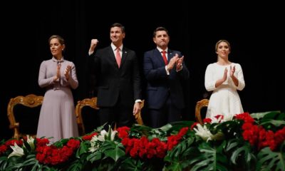 Santiago Peña y Pedro Alliana, asumen el mando del gobierno en agosto. Foto: Gentileza.