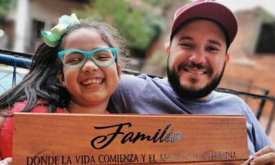 José Ayala, junto a su hija Sol. Foto: Gentileza.