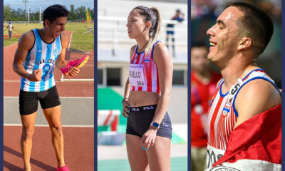 Kevin Mendieta, Ana Paula Argüello y César Almirón. Fotos: @coparaguay.