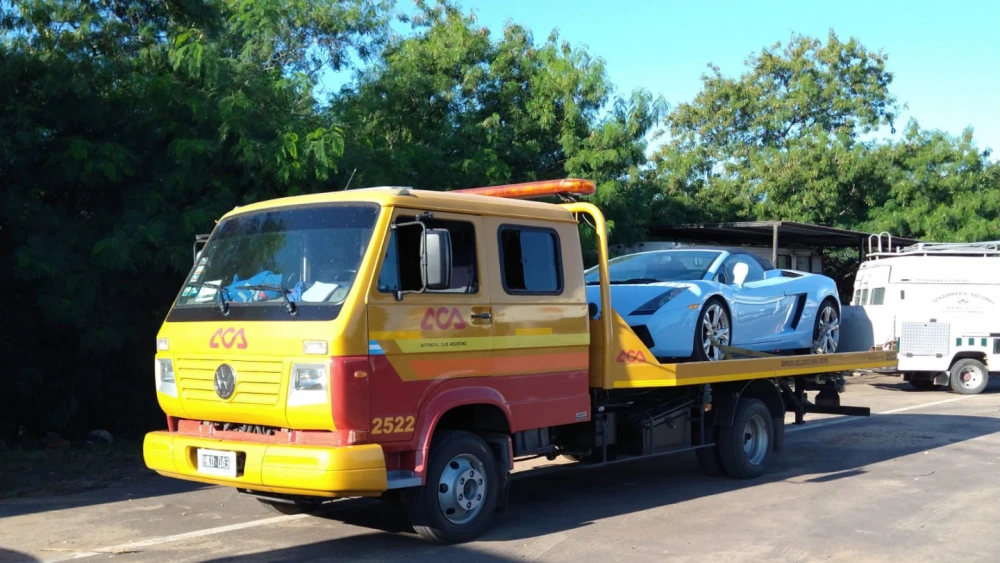 Lamborghini del exparlamentario Alfredo Jaeggli. Foto: Gentileza.