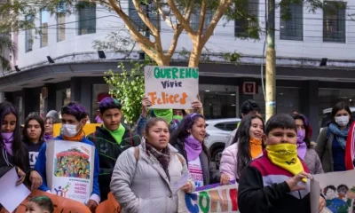 Marcha contra abuso en niños. Foto: Gentileza.