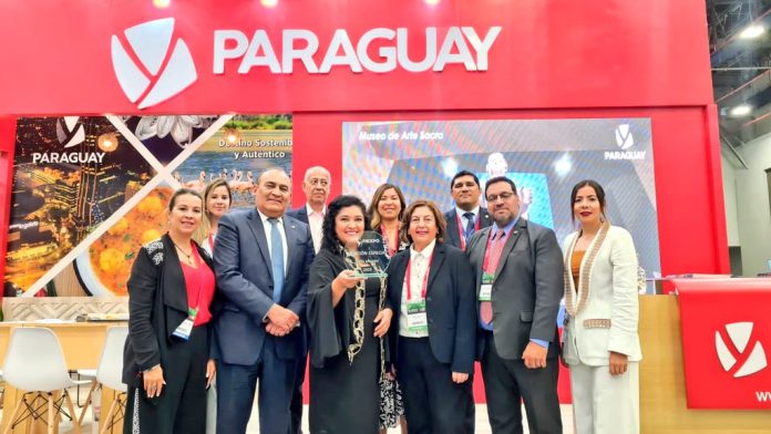 La presencia paraguaya, a través de un stand ubicado en el del predio ferial el Panamá Convention Center. Foto: Gentileza.