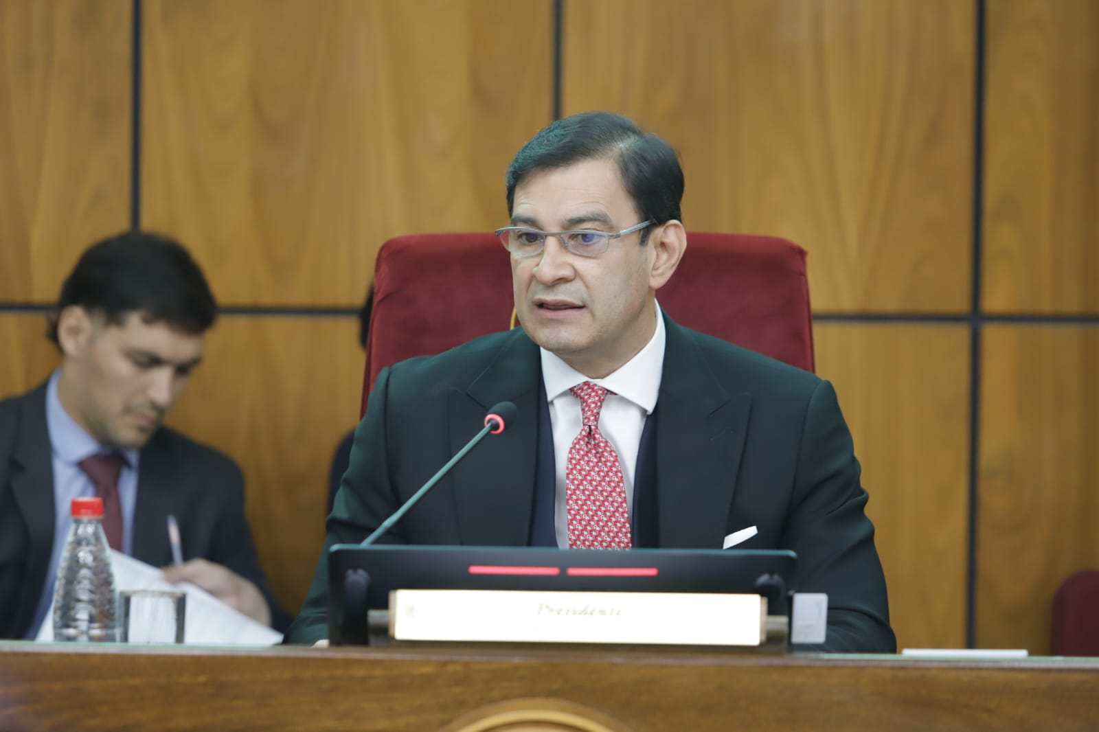 Silvio Beto Ovelar presidente del Senado. Foto: Gentileza.