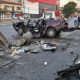 La camionera quedó destrozada. Foto: Radio Cáritas.