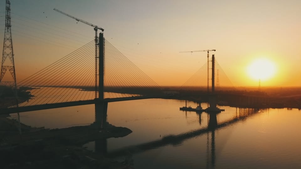 Puente Héroes del Chaco. Foto: MOPC.