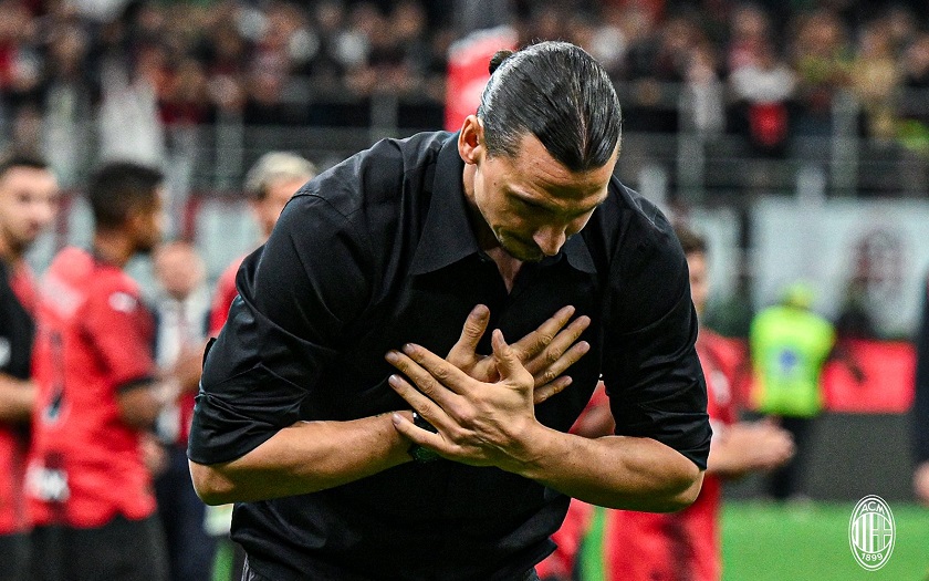 Zlatan Ibrahimovic. Foto: @acmilan.