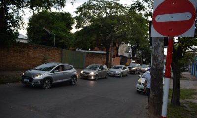 Calles de sentido único en la capital paraguaya. Foto: Municipalidad de Asunción.