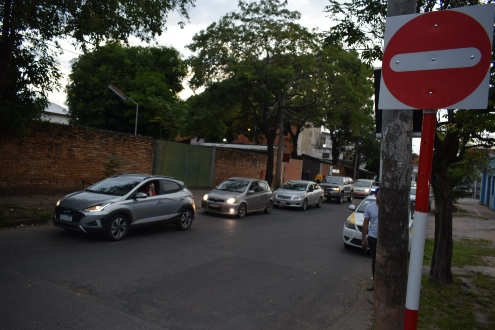 Calles de sentido único en la capital paraguaya. Foto: Municipalidad de Asunción.