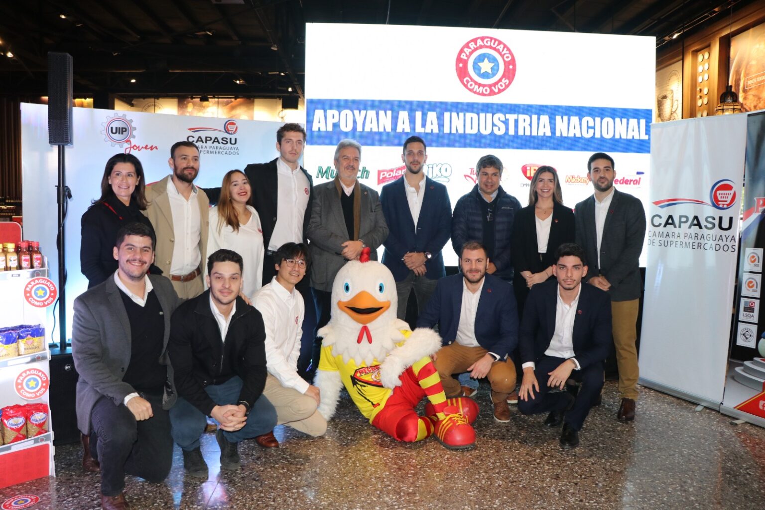 Autpridades de Capasu y de UIP Joven. Foto: Gentileza.