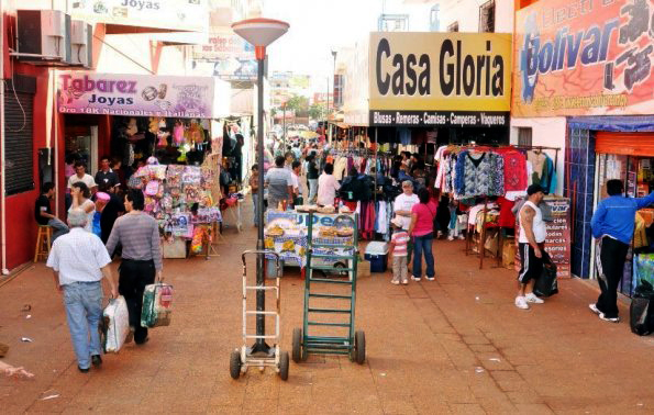 Circuito comercial encarnaceno. Foto: Gentileza.