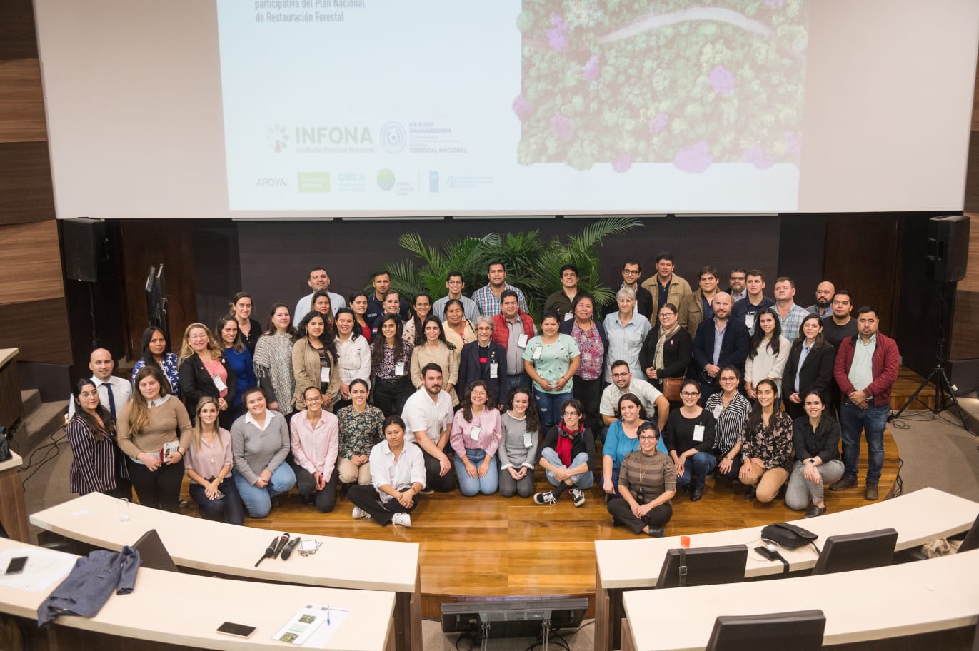 La organización del encuentro es liderada por el Instituto Forestal Nacional (INFONA). Foto: Gentileza.