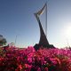 Monumento al Arpa Paraguay en la Costanera de Asunción. Foto: Municipalidad de Asunción.