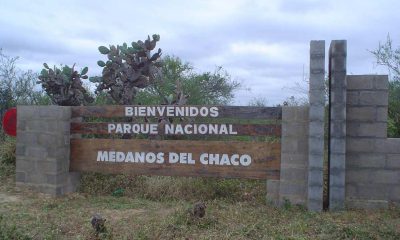 Entrada al Parque Nacional Médanos del Chaco. Foto: Gentileza.