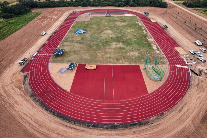 La moderna infraestructura deportiva fue inaugurada por el Gobierno. Foto Gentileza