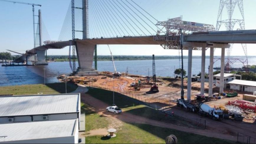 Puente Héroes del Chaco. Foto: MOPC.