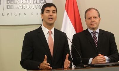 El presidente Santiago Peña designó a Carlos Fernández Valdovinos como ministro de Economía. Foto: Gentileza.