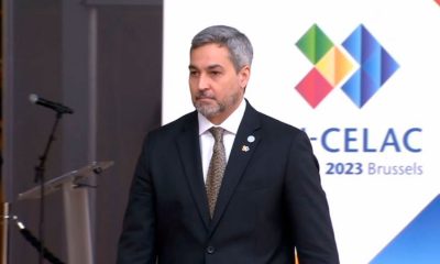 Mario Abdo en la Cumbre de Celac. Foto:Gentileza.