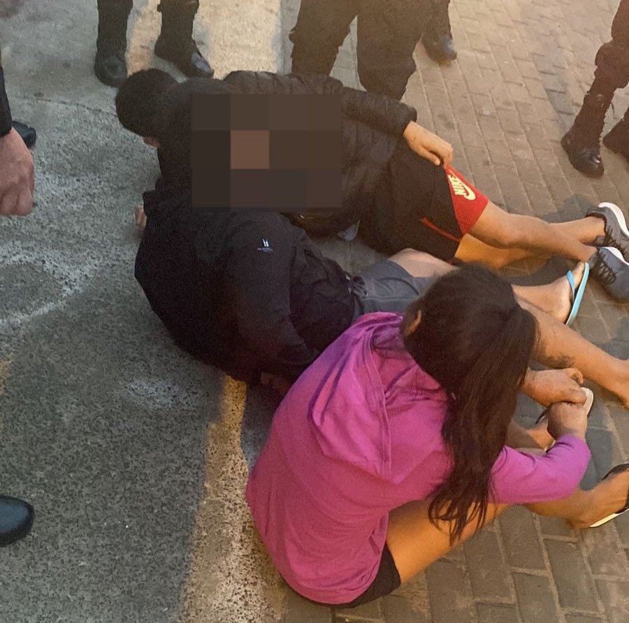 Sospechosos quedaron detenidos. Foto: Policía Nacional.