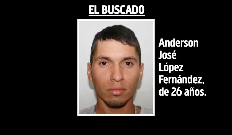 Anderson López fue detenido. Foto: Gentileza.