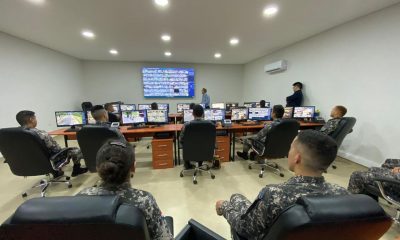 Reunión de coordinación entre el Sistema de Emergencias 911 y agentes Lince. Foto: Gentileza.