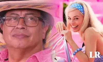 Gustavo Petro y Barbie. Foto: La República.