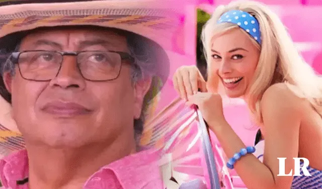 Gustavo Petro y Barbie. Foto: La República.