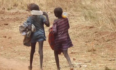 En el país africanos hay unos dos millones de menores desplazados. Foto: DW.