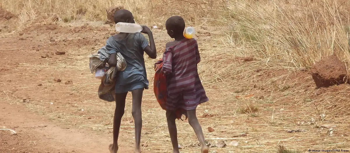 En el país africanos hay unos dos millones de menores desplazados. Foto: DW.