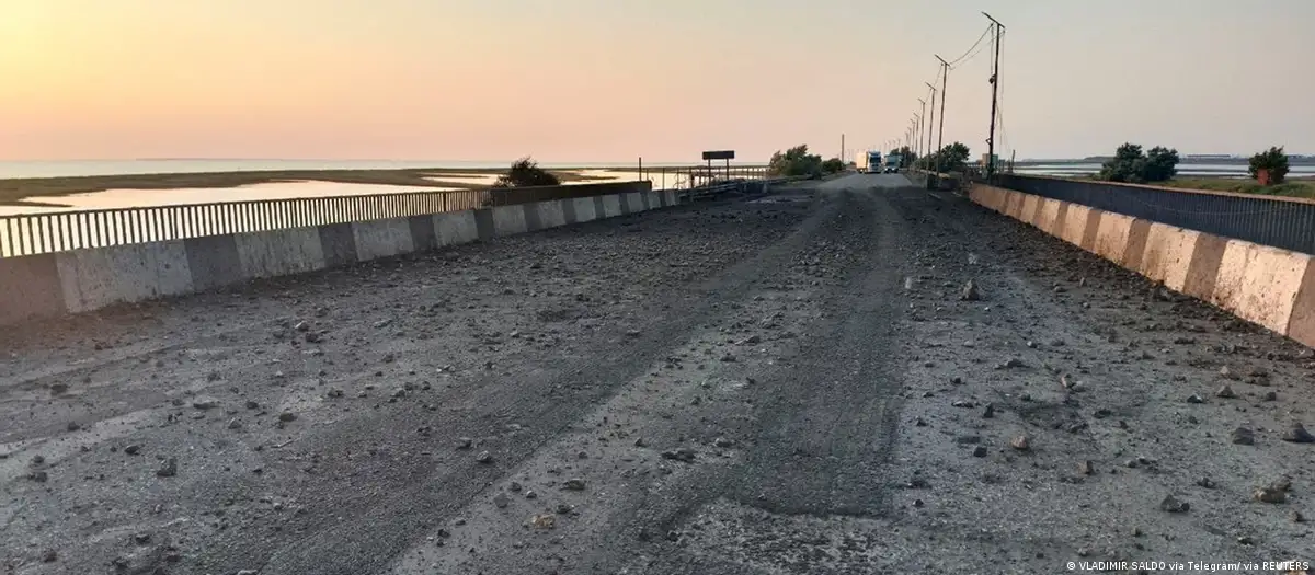 Puente de Chongar, en Crimea. Foto: DW.