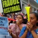 Protestas en Guatemala. Foto: DW.