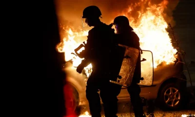 Disturbios en Francia. Foto: DW.