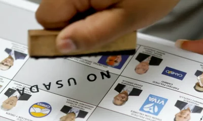 Papeletas de votación en elecciones de Guatemala. Foto: DW.