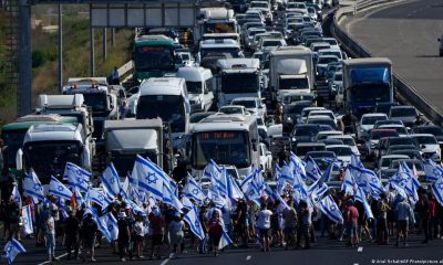 Protestas en Israel. Foto: DW.