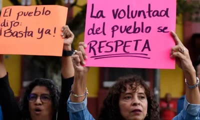 Protesta en Guatemala. Foto: DW.