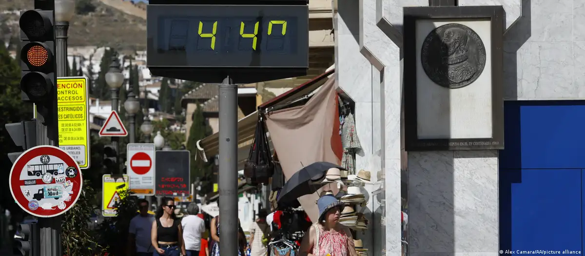 Ola de calor. Foto: DW.