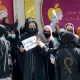 Protesta de mujeres en Kabul. Foto:DW.