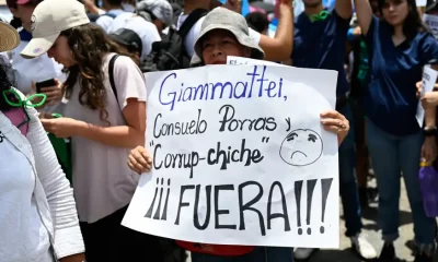 Protestas en Guatemala. Foto: DW.