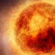 Una ilustración que muestra los cambios recientes en la estrella Betelgeuse. Foto: Gizmodo.