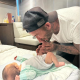 David Beckam y el bebé de Marc Anthony. Foto: Metro.pr